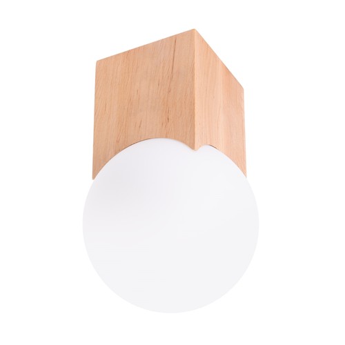 Plafoniera solis moderna legno - moderna,