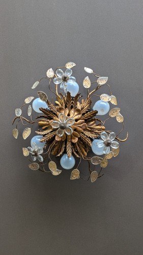 Plafoniera soffitto floreale