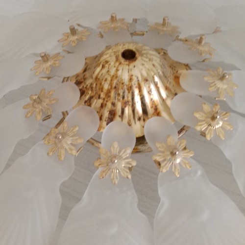 Plafoniera soffitto floreale