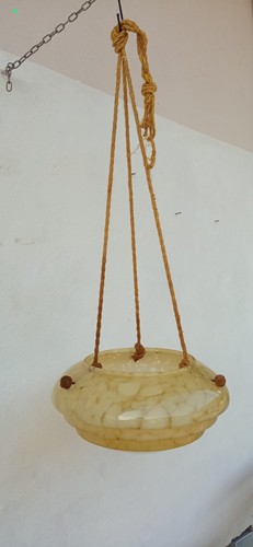 Lampada sospensione vetro - a, in