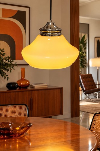 Lampadario vintage vetro - lampadario,