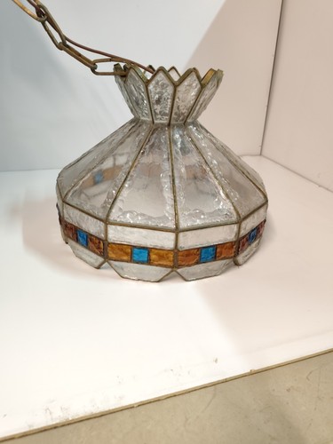Lampadario vintage vetro - lampadario,