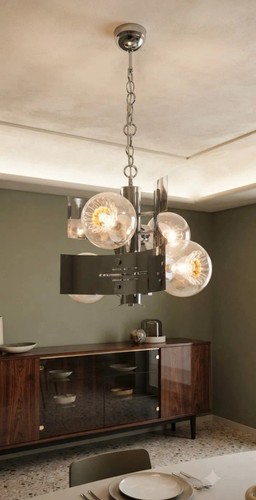 Lampadario sospensione vintage - lampadario,