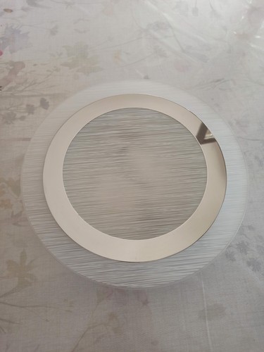Lampadario vetro circolare - in,