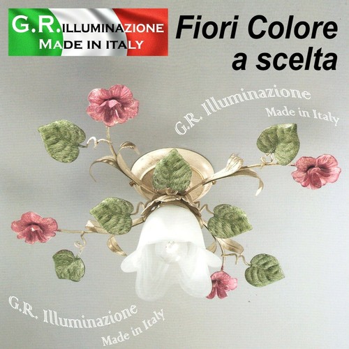 Plafoniera ferro battuto - in,