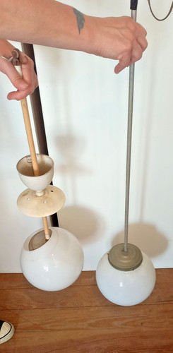 Coppia lampadari vintage anni - lampadari,
