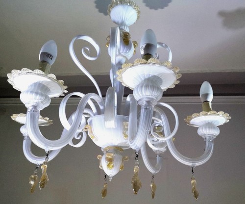 Lampadario vetro murano - in,