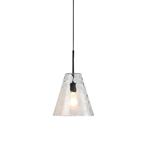Lampadario led cono vetro - led, in