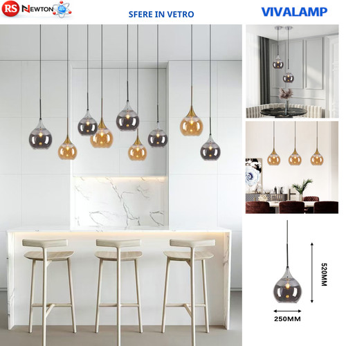 Lampadario sospeso sfera - lampadario,