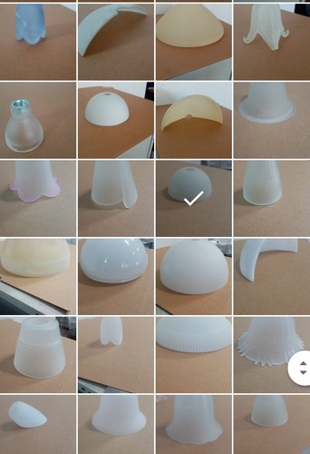 Vetro ricambio diffusore - di,