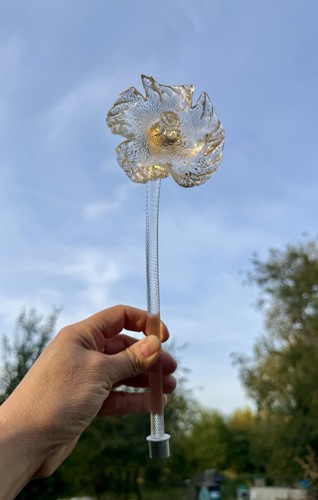 Fiore vetro murano - fiore, in