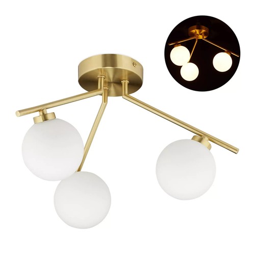 Lampadario con sfere - lampada, a