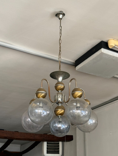 Lampadario stile space age - in,