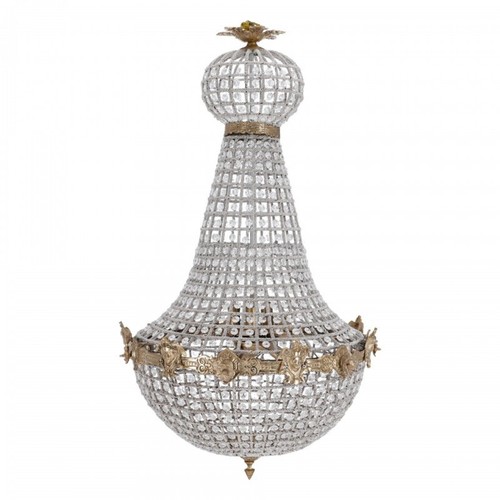 Lampadario vintage vetro - , oro