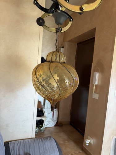 Lampada sospensione vetro - lampada,