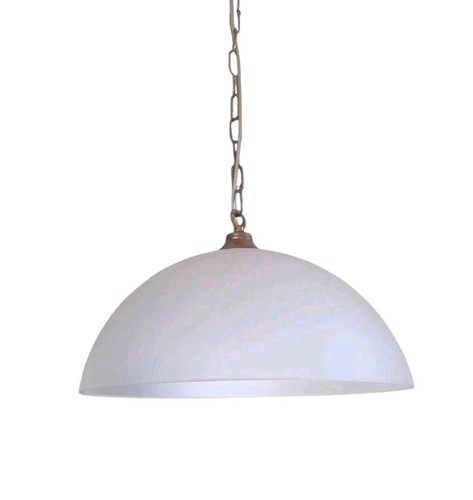 Lampadario vetro satinato - lampadario, 1